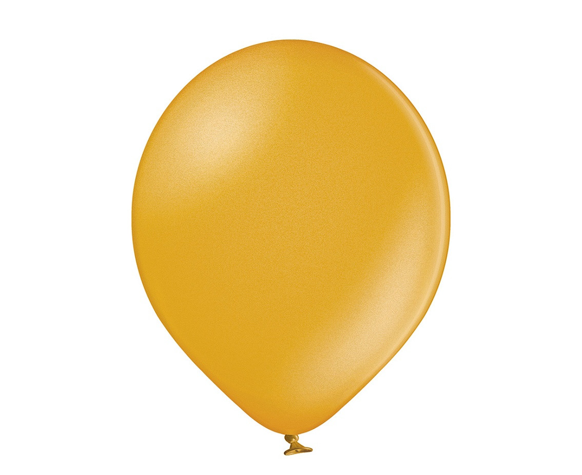 Balloons Belbal 12", B105-060, metallic gold, 100pcs